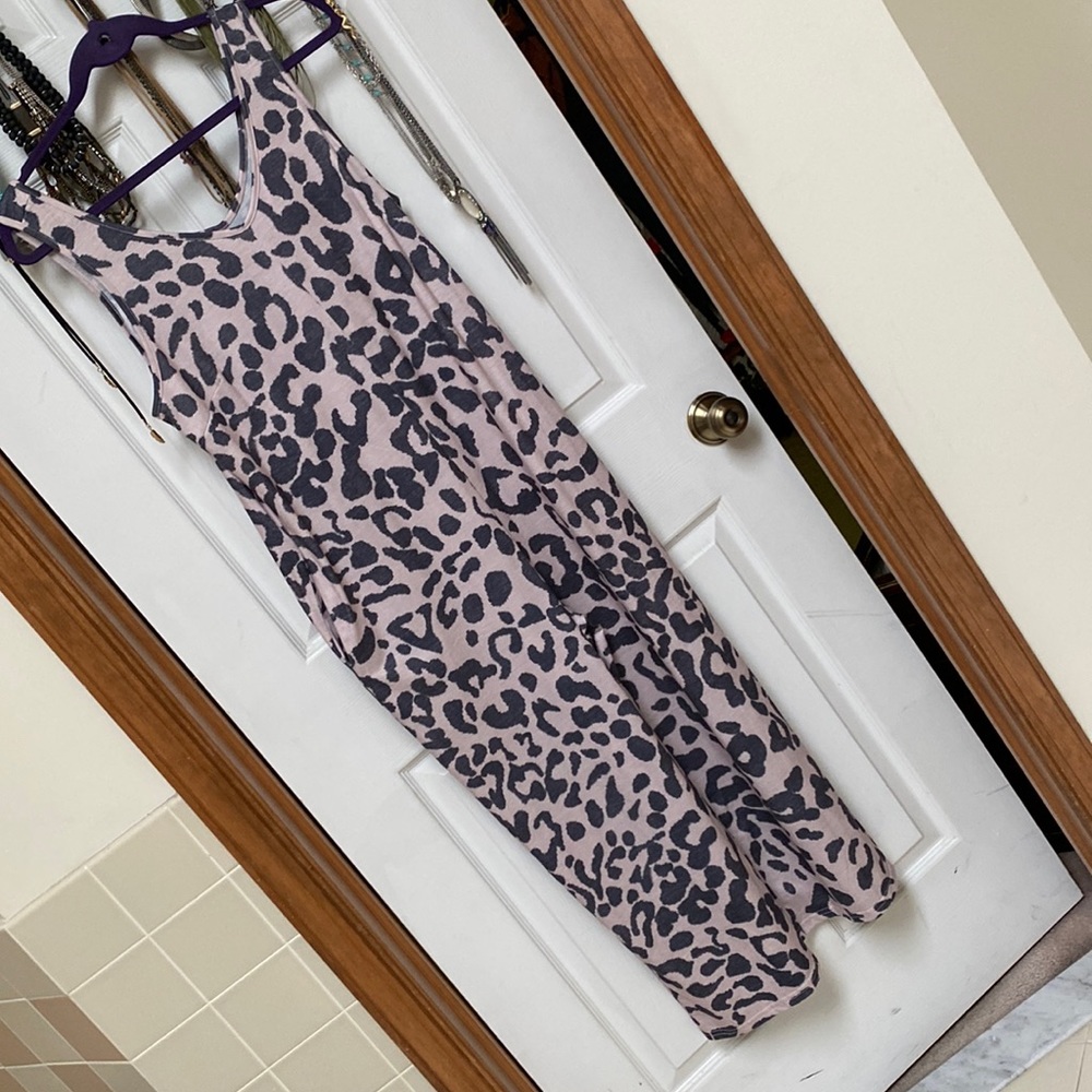 Leopard print jumper
